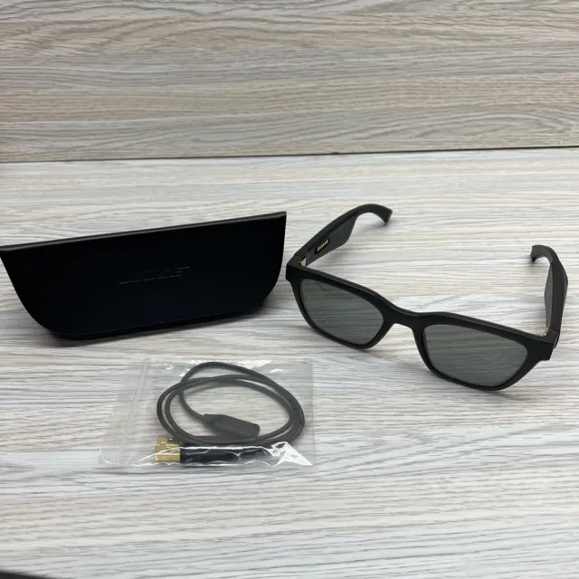 🔥Bose Audio Frames Alto Black Bluetooth Sunglasses, Bmd0007 With Case