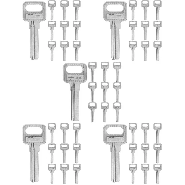 50 pz Chiave Vuota Chiave Ricambio Parti Serrature Strumenti