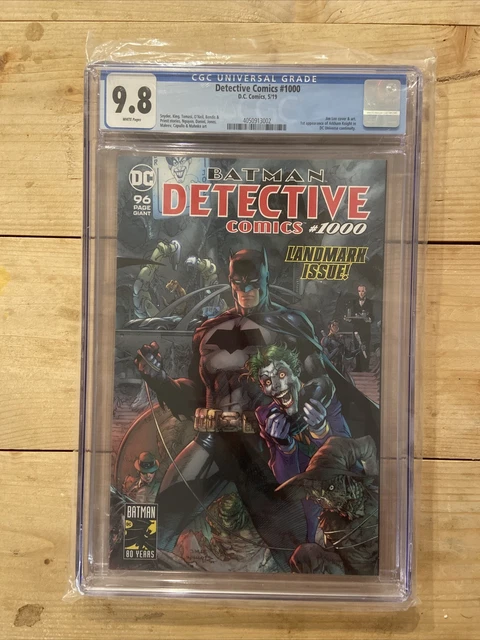 Detective Comics #1000 Batman (DC 2019) Jim Lee Regular Cover  Main A - CGC 9.8