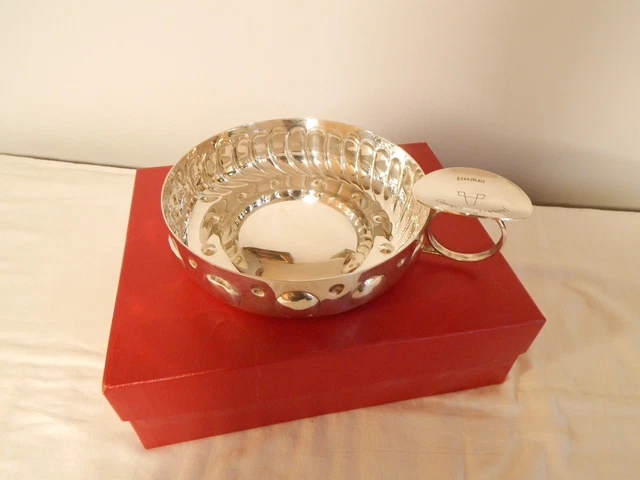 ARGENT ANCIEN GRAND TASTE VIN 20 CM POINCONS A IDENTIFIER