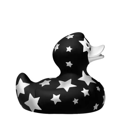 Luxury Black Star Magic BUD Duck Badeente Quietscheente