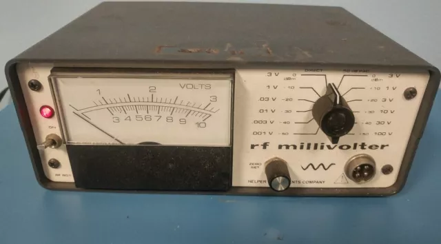 Helper Instruments Rf-801 Rf Millivoltmeter