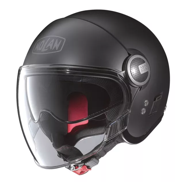 NOLAN Helm N21 VISOR CLASSIC Jethelm mit Visier Motorrad schwarz matt XL 61/62