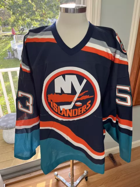 IslandersPride on X: Finally got my Zdeno Chara rookie jersey in today!!  Thanks #isles pro shop for all the help & work!Merry early Christmas to  me! #nhl #hockeyjerseys #vintagejerseys #oldtimehockey #90s #lgi #