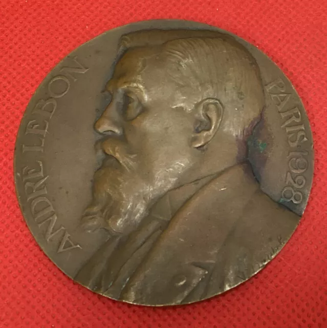 Médaille André Lebon - Paris 1928 En Bronze