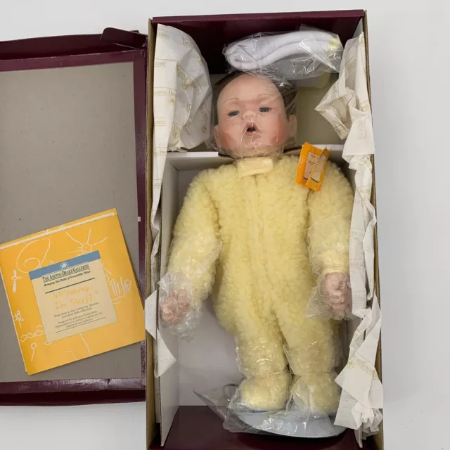 The Ashton - Drake Galleries "Mommy I'm Sleepy" Porcelain 13" Doll with Box