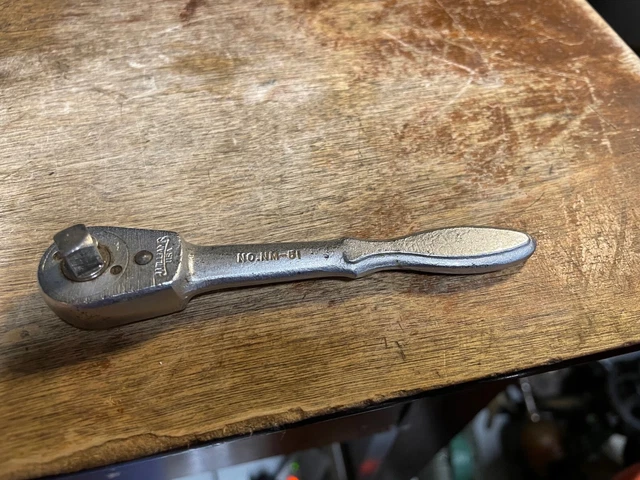 Vintage Williams USA 1/4" Drive Ratchet No NM-51 Rare USA Tool
