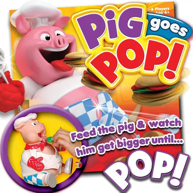 Pig Goes Pop Game from Ideal kids chlidrens toy