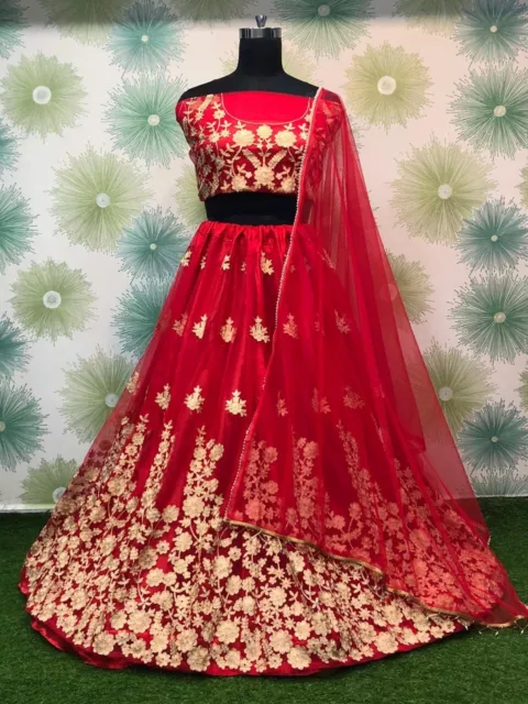 Designer Bollywood Wedding Indian Women Lengha Ethnic Party Wear Lehenga Choli