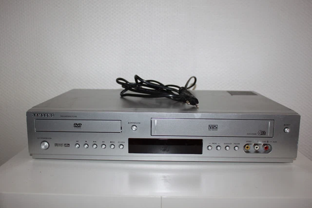 Magnétoscope VHS 6 Têtes Hi-Fi - Compatible PAL/SECAM/NTSC - Lecture De Cassettes Du Monde Entier, Design Argenté
