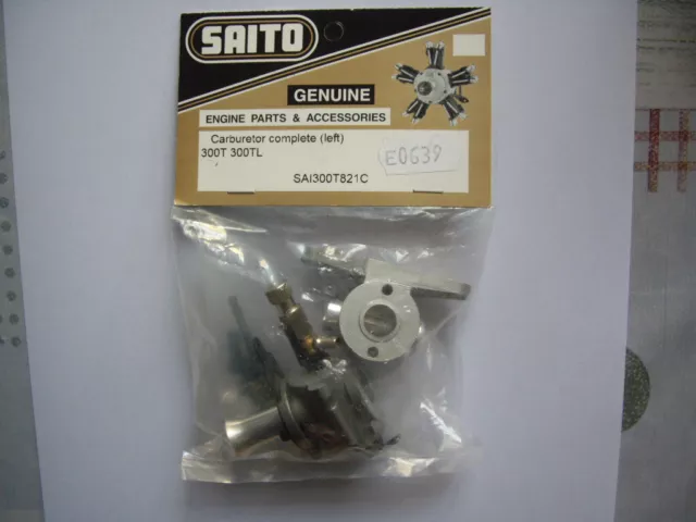 Carburateur Carburetor Saïto FA-300Twin cylinder SAI300T821C ETAT NEUF NEW ITEM