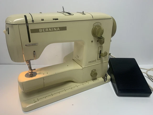 BERNINA 730 RECORD Sewing Machine W/ACCESSORIES & CASE Switzerland! BERNINA 730 RECORD Sewing Machine W/ACCESSORIES & CASE Switzerland!