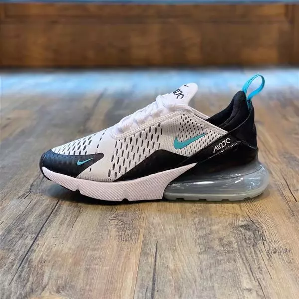 Nike Air Max 270 Gr.38,5 Blanc Turquoise AH6789 115 Femmes Garçons Baskets De