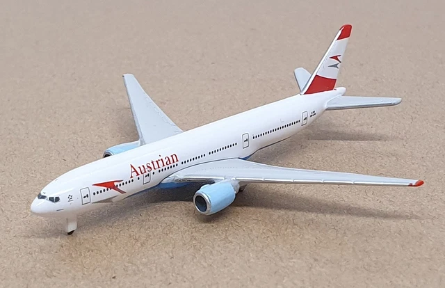 HERPA 1/1000 SCALE 570183 - Boeing 777-200 Austrian Airlines OE-LPA £19 ...