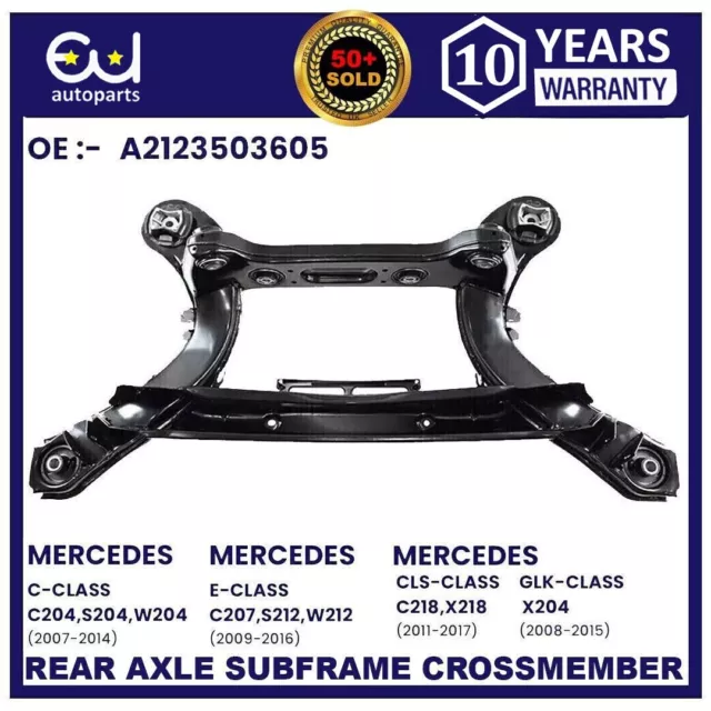 Rear Axle Subframe Crossmember For Mercedes E-Class C207 S212 W212 2009-2016