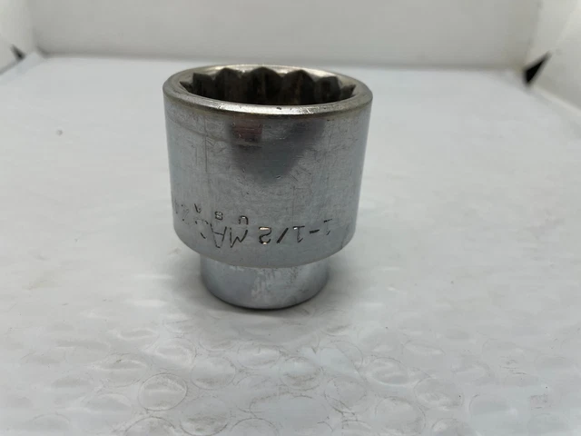 Mac Tools Z482 Shallow Socket 1-1/2 in. Chrome 3/4" Drive 12 Point USA SAE