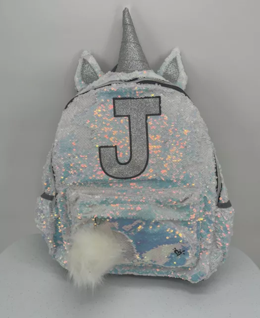 Justice Unicorn Flip Sequin Shaky Backpack–