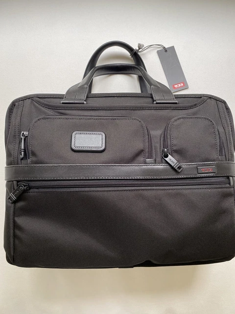 Tumi Expandable Commuter Briefcase - Black NWT