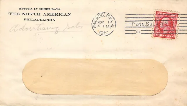 North American Magazine Philadelphia Pa Postal History Cover