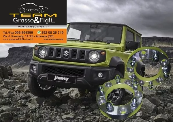 Coppia Distanziali Ruota For SUZUKI JIMNY N1 2021 -> 5x139,7 30 mm Wheel Spacers