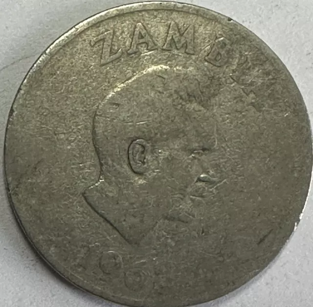 1963 Zambia 🇿🇲 20 Ngwee Coin