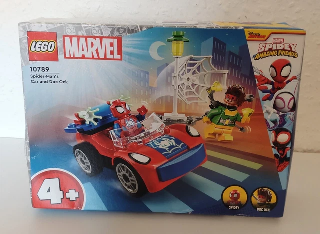 LEGO MARVEL 10789 Spidey & His Amazing Friends Auto di Spider-Man e Doc ...