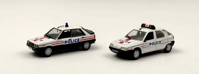 Citroen Zx Renault 11 Police 1/43 Norev Manque Retroviseurs