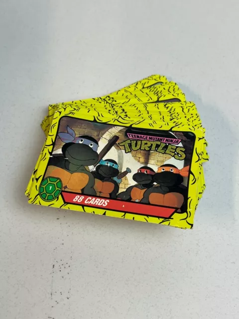 Teenage Mutant Ninja Turtles TMNT 1989 Topps 88 Trading Cards Complete Set