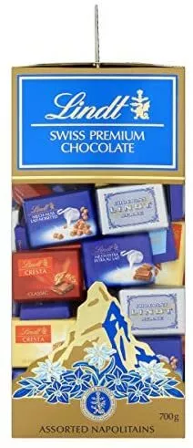 Napolitains chocolat Suisse assorti Lindt