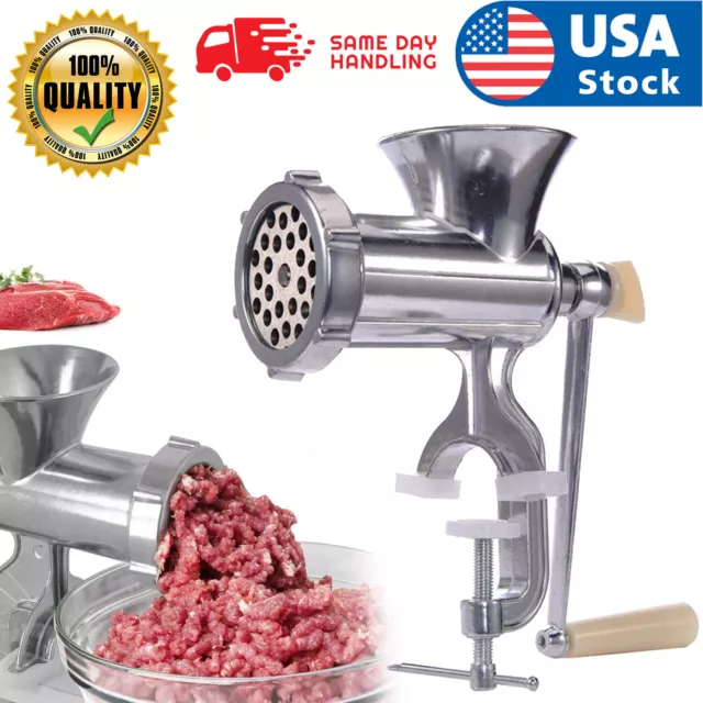 12# USA Meat Grinder Mincer Stuffer Hand Manual Sausa Filler Maker Machine Multi