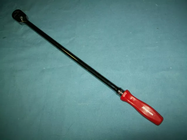 NEW Snap-on™ 3/8" drive 17" Long Red handled Ratchet FHLLD80R Dual 80 Tech