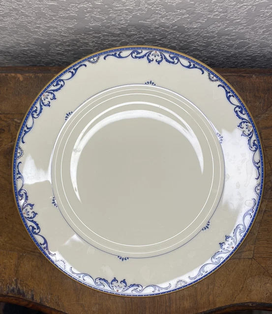 7 LENOX LIBERTY 8-3/8" Salad Plates Presidential Collection Gold Trim