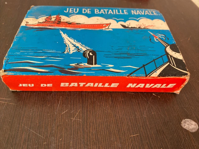 ANCIEN JEU JOUET LA BATAILLE NAVALE CEJI vintage