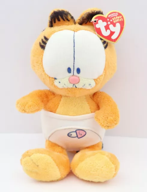 Garfield Baby Ty Beanie Babies Plush Soft Toy, 2010, Excellent Condition