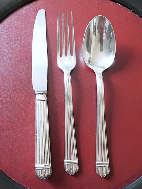 Couteau Poisson Christofle France Aria 19.8Cm Metal Argente Très Bel
