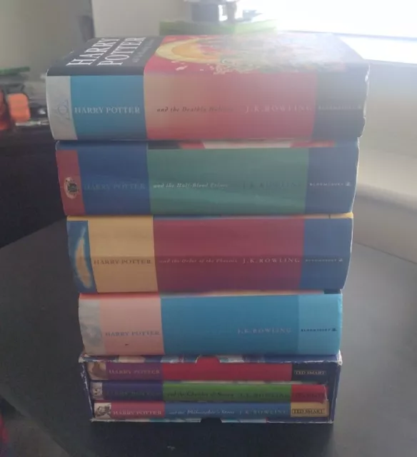 Harry Potter Book Set Bloomsbury ALL HARDBACK  Complete 1-7 See Description