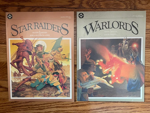 DC Graphic Novel (1983) #1 & 2 Star Raiders, Warlords- Elliott S! Maggin