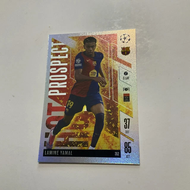 Lamine Yamal Match Attax 24/25. Barcelone. Carte de