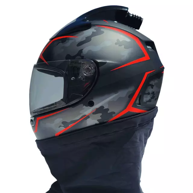 Bell Qualifier Top Air UTV-SXS Helmet  Size Small Black/Red Camo IN STOCK