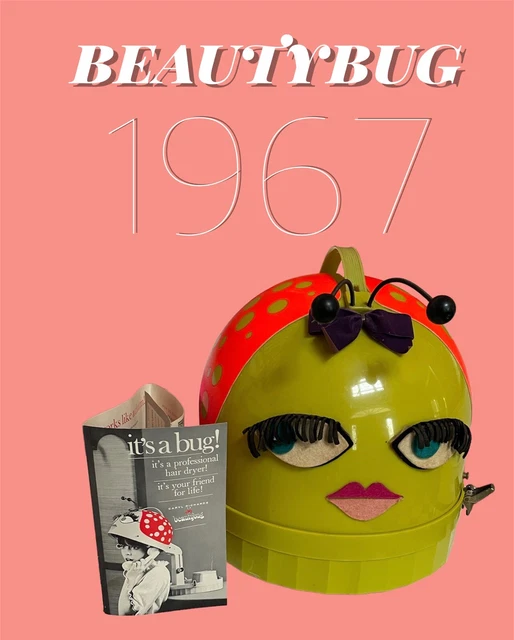 1967 Beauty Bug Hairdryer TOY GRAIL Hot Wheels Mattel Vintage Modern MCM Mod WOW