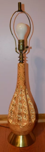 Vintage Mcm Mid Century Modern Ceramic Table Lamp