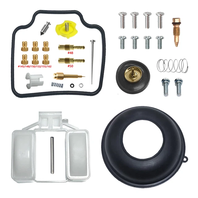 thumbnail image 2 of Honda Carburetor Repair Kit For NX650 Dominator XR650 XR650L | Gasket, Diaphragm, O-Rings, Screws 2 of 5