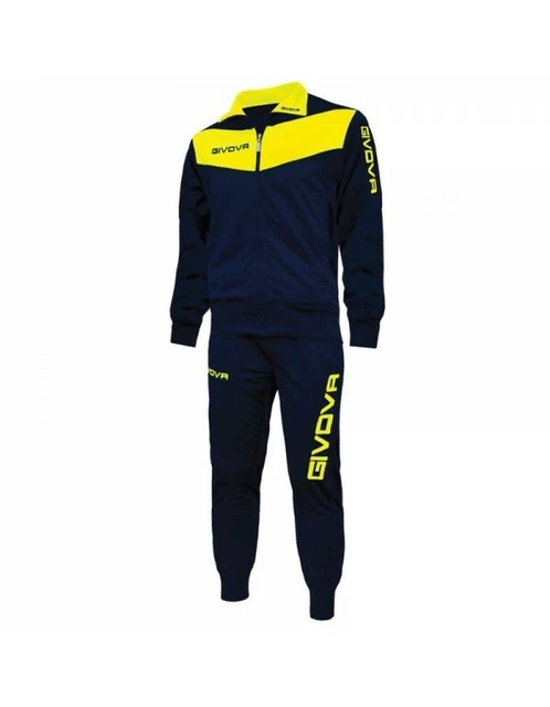 Givova Tuta Visa Sportiva Allenamento Running Zip Intera Uomo Donna Unisex Pales