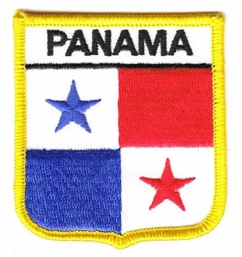 Wappen Aufnäher Panama Patch Flagge Fahne