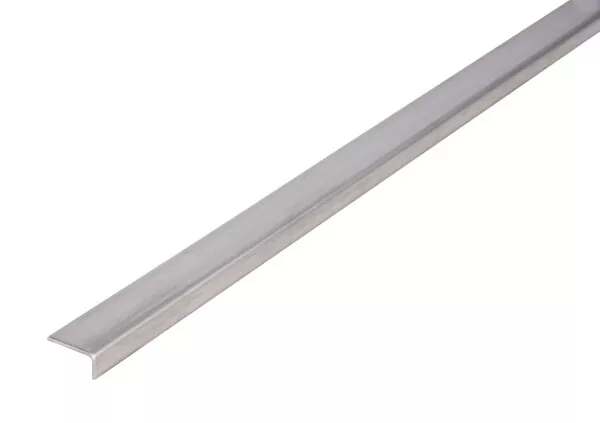 Profilo angolare ALBERTS acciaio inox 1000x20x10 mm spessore materiale 1,5 mm angolo V2A