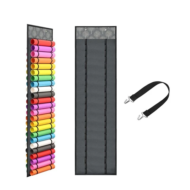 Vinyl Rollenhalter mit 48 FäChern, Vinyl Rollen Aufbewahrungs Organisator,  K8N9