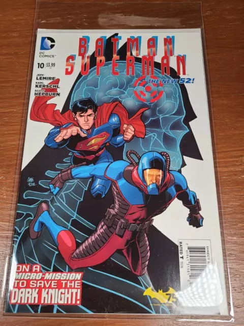 Batman Superman #10 (New 52 DC Comics) 1st Print NM/ M Bagged/ Boarded
