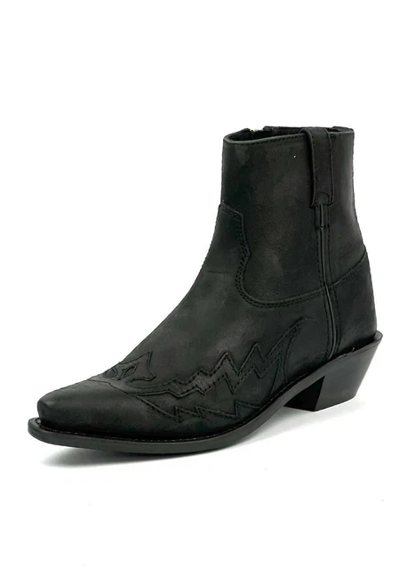 Bottes De Combat Gothiques En Cuir 14 œillets – Style Moto Avec Coque Acier – Taille 39 à 47