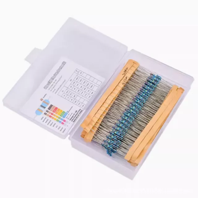 Premium Quality Resistor Pack with 640 Pcs 64 Values Reliable Connections