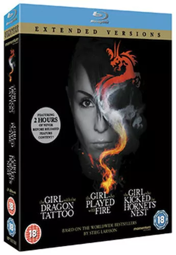 The Girl With A Dragon Tattoo - Extended Edition (3 Films)[Uk] Newbluray